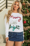 Aria Bright Graphic Christmas Sweater