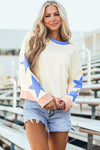 Ashaora Exposed Seam Oversized Sweatshirt - B.You Boutique & Boji Balloon Bar