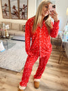 Buttery Soft Bamboo Candy Cane Christmas Pajama Set