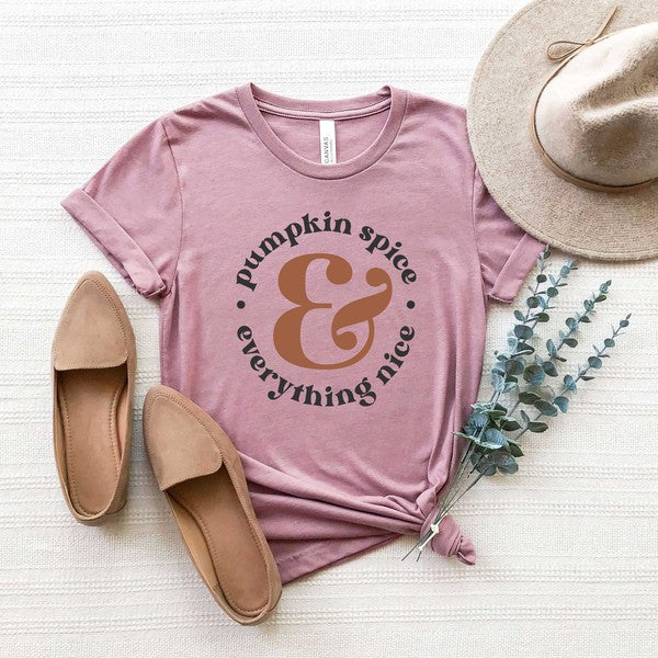 Pumpkin Spice Everything Nice Short Sleeve Tee