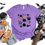 Halloween Pumpkins Short Sleeve Graphic Tee