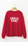Harper Embroidered Crewneck Christmas Sweatshirt - B.You Boutique & Boji Balloon Bar