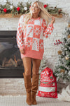 Zaralana Shoulder Tunic Loose Sweater - B.You Boutique & Boji Balloon Bar