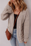 Athena Knit Open Front Chic Cardigan with Pockets