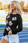 Nia Patched Game Day Sweatshirt