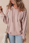 Sofia Stud Raglan Sleeve Hoodie