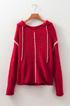 Olivia Knit Drawstring Hooded Sweater