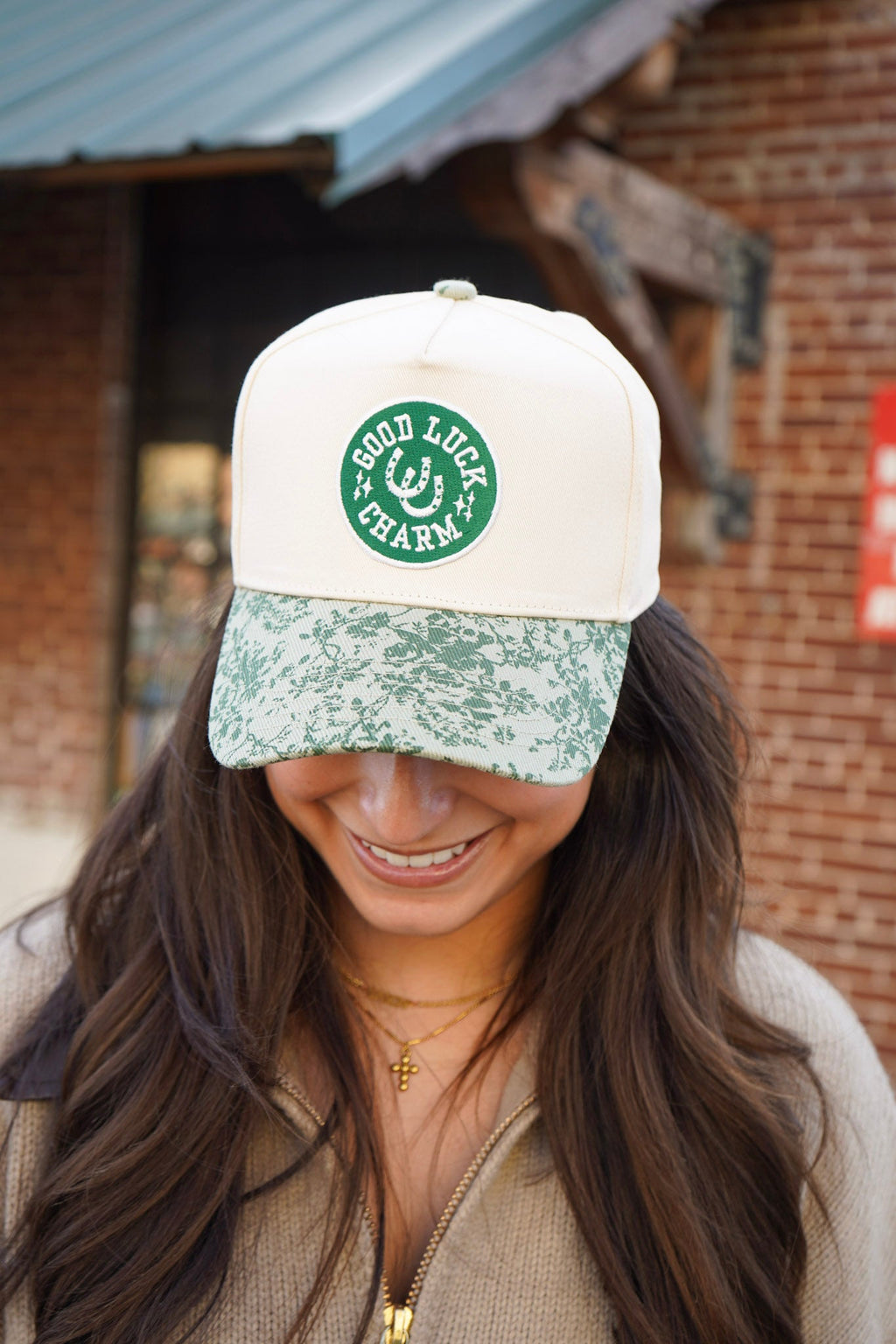 Good Luck Charm - Vintage Trucker Hat - B.You Boutique & Boji Balloon Bar