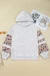 Sophia Patchwork asymmetric Sleeve PLUS Hoodie