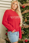 Aria Beaded Merry Casual Sweater