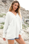 Mara Shoulder Exposed Seam Hoodie - B.You Boutique & Boji Balloon Bar
