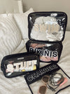 Chargers Clear Pouch - Black - B.You Boutique & Boji Balloon Bar