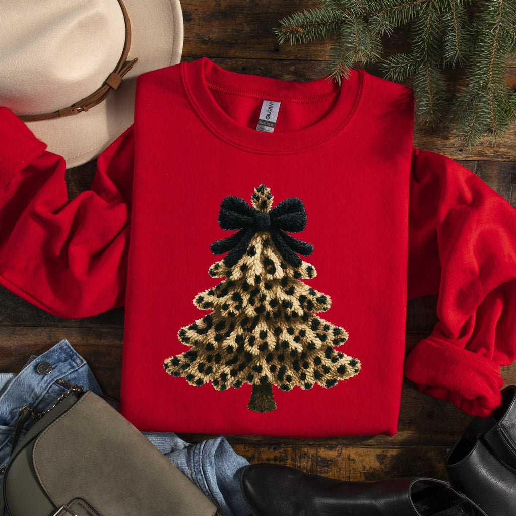 Leopard Tree Graphic Tee and Sweatshirt - B.You Boutique & Boji Balloon Bar