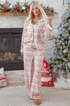 Sarai Christmas Pattern Print Shirt - B.You Boutique & Boji Balloon Bar