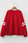 Sophia Varsity Striped Detail Sweatshirt
