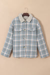 Madison Cuffs Patchwork Plaid Shirt