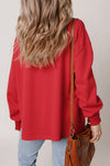 Taraette Patched Drop Shoulder Sweatshirt - B.You Boutique & Boji Balloon Bar