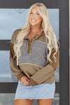 Myrabella Exposed Seam Half Pullover - B.You Boutique & Boji Balloon Bar