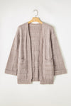 Athena Knit Open Front Chic Cardigan with Pockets