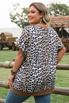 Dakota Plus Size Leopard Loose Top