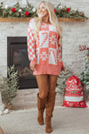 Zaralana Shoulder Tunic Loose Sweater - B.You Boutique & Boji Balloon Bar
