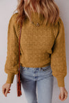 Aria Edge Balloon Sleeve Sweater