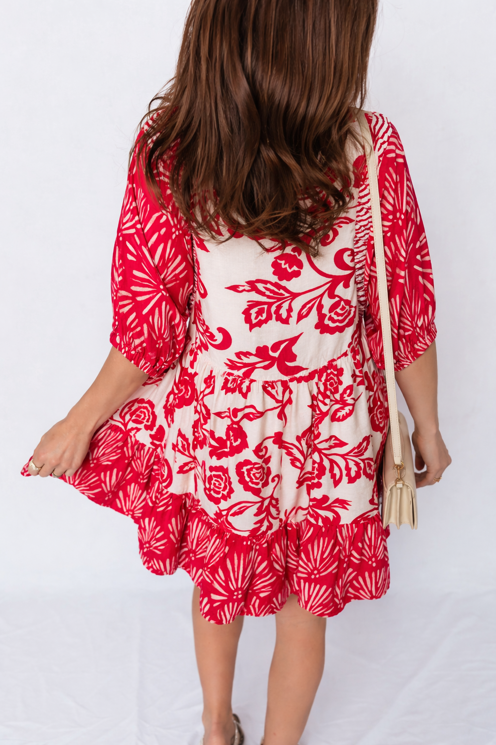 Ariel Loose Flower Mini Dress - B.You Boutique & Boji Balloon Bar