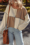 Jaliyah Knit Stitch Detail Long Sleeve Top - B.You Boutique & Boji Balloon Bar