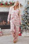 Sarai Christmas Pattern Print Shirt - B.You Boutique & Boji Balloon Bar