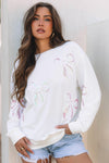 Saratris Drop Shoulder Oversized Sweatshirt - B.You Boutique & Boji Balloon Bar