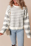 Elizabeth Stripe Drop Shoulder Sweater