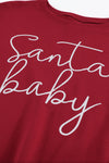 Isabella Santa Baby Print Pullover