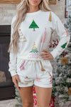 Zacara Stripe Christmas Tree Long Sleeve Top - B.You Boutique & Boji Balloon Bar