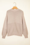 Delaney Texture Knitted Puff Sleeve Sweater - B.You Boutique & Boji Balloon Bar