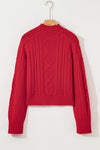 Joanna Cable Knit Baggy Sweater - B.You Boutique & Boji Balloon Bar
