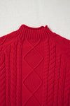 Joanna Cable Knit Baggy Sweater - B.You Boutique & Boji Balloon Bar