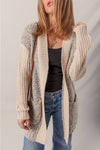 Sarah Side Pockets Open Front Cardigan - B.You Boutique & Boji Balloon Bar