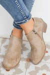 Tulip Opening Suede Ankle Boots - B.You Boutique & Boji Balloon Bar