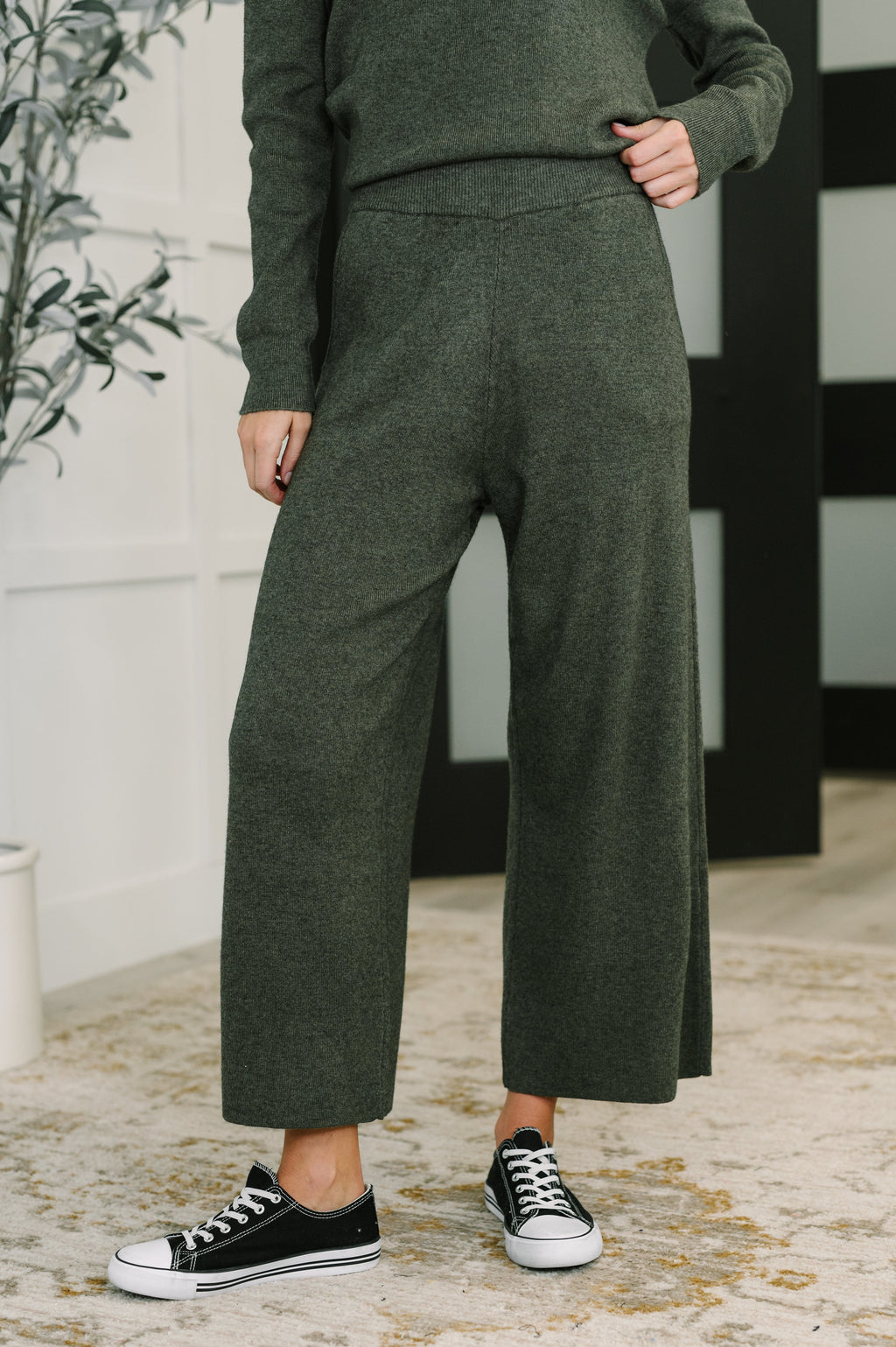Clove Culottes in Moss - B.You Boutique & Boji Balloon Bar