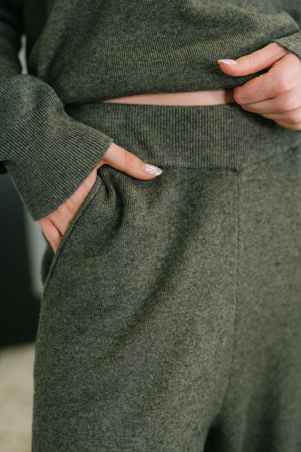 Clove Culottes in Moss - B.You Boutique & Boji Balloon Bar