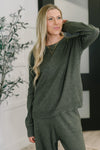 Clove Sweater in Moss - B.You Boutique & Boji Balloon Bar