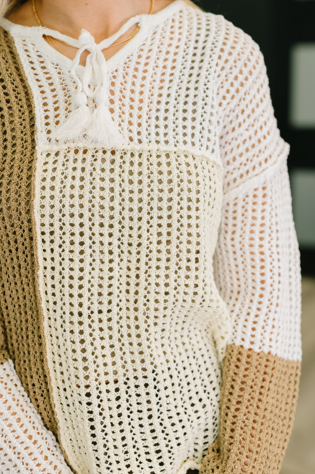 Corner of the Block Loose Knit Sweater - B.You Boutique & Boji Balloon Bar