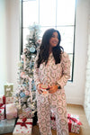 Pink Santa - Ribbed Long Pajama Set - B.You Boutique & Boji Balloon Bar