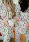 Pink Santa - Ribbed Long Pajama Set - B.You Boutique & Boji Balloon Bar