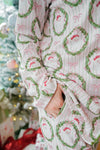 Pink Santa - Ribbed Long Pajama Set - B.You Boutique & Boji Balloon Bar