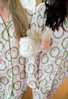 Pink Santa - Ribbed Long Pajama Set - B.You Boutique & Boji Balloon Bar