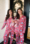 Whimsical Christmas - Long Pajama Set - B.You Boutique & Boji Balloon Bar