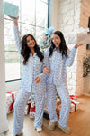 Blue Christmas - Long Pajama Set - B.You Boutique & Boji Balloon Bar