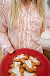 Buttery Soft Bamboo Milk and Cookies Christmas pajama set