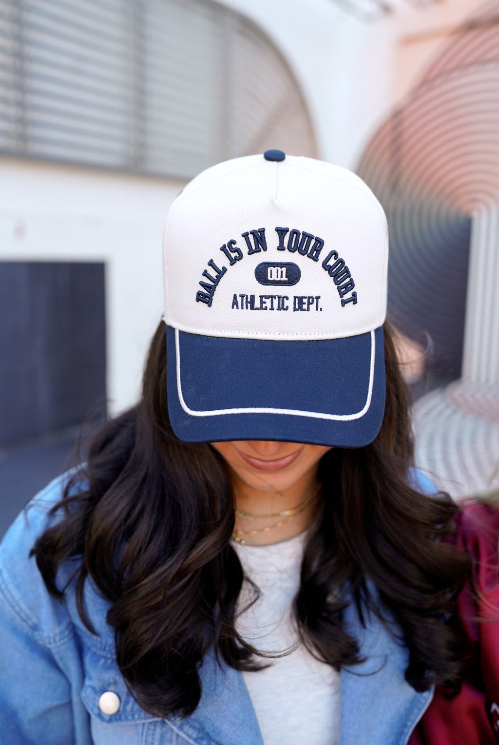 Ball is in your Court - Navy Vintage Trucker Hat - B.You Boutique & Boji Balloon Bar